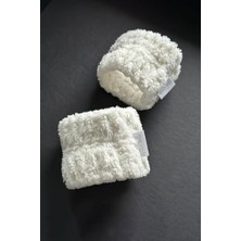 Defne Store Welsoft Mikrofiber Bileklik Seti; Beyaz, 2'li Paket, Kadın ve Erkek Için, Makyaj Temizleme, Yüz Yıkama, Spor, Yoga ve Spa Kullanımı