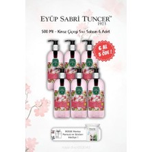 Defne Store Japon Kiraz Çiçeği 500 ml Sıvı Sabun 6 Al 5 Öde ve Rosıe Hediyeli