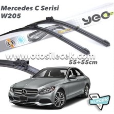 Defne Store Mercedes C Serisi W205 Aeroflex ile Uyumlu Ön Silecek Takımı 2014-...
