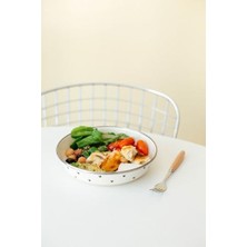 Defne Store Emaye Bowl Tabağı ve Salata Sunum Kasesi