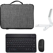Defne Store Çanta; Samsung Galaxy Tab S6 Lite P610 10.4 Inch Tablet + Bluetooth Klavye + Mouse + Tablet Standı, AL8112