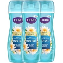 Defne Store Lüks Parfümlü Lotus Çiçeği Vegan Duş Jeli, 3X450 ml