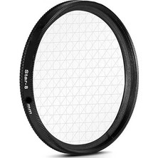Defne Store 52 mm Star Yıldız Efekt Filtresi, 8 Noktalı