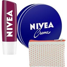 Defne Store Nemlendirici 30 ml ve Böğürtlen Dudak Bakım Kremi 4.8 G, Hafif Bordo Işıltı, Pürüzsüz Dudaklar