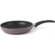 Defne Store Optimum Argos Plus 26 cm Mor Kırçıl Granit Efektli Yapışmaz Kızartma ve Sote Tavası