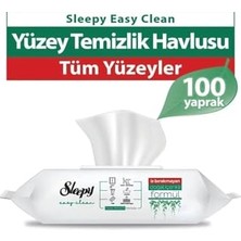 Defne Store Yüzey Temizlik Havlusu 100 Adet, Beyaz Sabunlu ve Sirkeli
