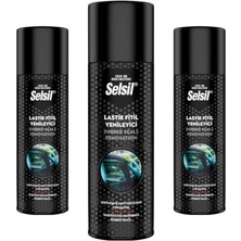 Defne Store Selsil Lastik Kauçuk Fitil Yenileme Spreyi 200 ml 1-2-3-5-36 Adet (3 Adet)