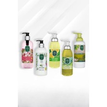Defne Store 500 ml Sabun Paketi Ayvalık Zeytin Çiçeği, Çeşme Limonu, Japon Kiraz Çiçeği, Beyaz Sabun, Zeytinyağlı ve Rosie