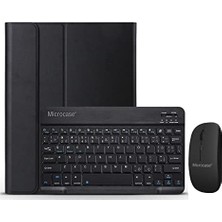 Defne Store Kılıf; Samsung Galaxy Tab A8 SM-X200 10.5 (2021) Bluetooth Klavye ve Mouse + Standlı, Bkk6
