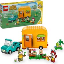 Defne Store Animal Crossing Leif Karavanı ve Bahçe Dükkanı 77054 Yapım Seti