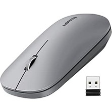 Defne Store Kablosuz Fare; 2,4 Ghz USB Bağlantısı, Maks. 4000 Dpi, 18 Ay Pil Ömrü. Pc, Mac, Dizüstü Bilgisayar, Windows 11,10,8.1,7, Macos, Linux ile Uyumlu (Gri)
