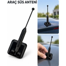 Bigohobi Otomobiller Için Süs Anteni, Kolay Kullanım, Her Araca Her Yöne Yapıştırmalı Özellik, 12 cm