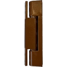 Defne Store Pvc Plastik Pencere ve Kapılar Için Metal Menteşe; 95 mm Uzun Tip, Kahverengi
