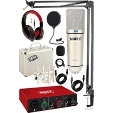 Defne Store Cx1 Mikrofon ve GLX-500 Pro Stüdyo Ses Kartı Seti
