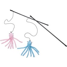Defne Store Zilli Peluş Ahtapot Uçlu Kedi Oltası