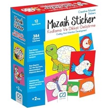 Defne Store Mozaik Sticker 2, Için Eğitici Kodlama, Etkinlik Oyunu, + Yaş Çocuklar, ve Dikkat Geliştirme, SM-CA-OYUN-MOZAIKSTICKER-5267