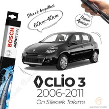 Defne Store Renault Clio 3 Muz Silecek Takımı (2006-2011) Aerotwin