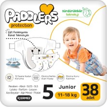Defne Store Protection Bebek Bezi 5 Numara Junior (11-18 Kg) 38 Adet – Jumbo Paket, Maksimum Koruma