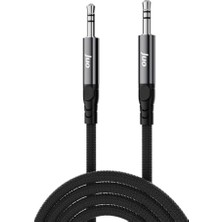 Defne Store Stereo 3.5 mm Trs Jack Örgülü Aux Ses Kablosu 2 Metre