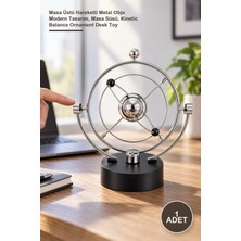 Yenilig 1 Adet Kinetik Denge Dekoru – Masa Üstü Hareketli Metal Obje Modern Tasarım, Masa Süsü, Kinetic Balance Ornament Desk Toy
