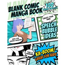 Defne Store Nıl Tech Unleash Your Creativity The Grid-Guide Blank Comic Book Sketchpad