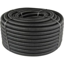 Defne Store Q14 mm Plastik Spiral Boru Siyah, 100 Mt.