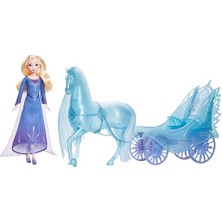 Defne Store Çıkarılabilir Elbisesi ve Ayakkabılarıyla Disney Karlar Ülkesi Elsa Bebek, Nokk Atı ve Macera Arabası, Karlar Ülkesi: Kış Sonu Festivali Teması, JBG56