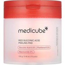 Defne Store Kırmızı Süksinik Asit Soyma Pedleri, 155G