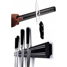 Defne Store Mıknatıslı Paslanmaz Duvar Bıçak Askısı Standı 55 cm
