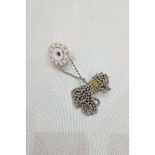 Defne Store Stor Zebra Perde Zinciri Rediktörlü Zincir (Metal Gümüş)