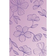 Defne Store Günlük Çiçek Desenli Defter