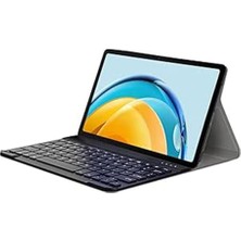 Defne Store Lenovo Tab M11 TB330FU 11 Inch Tablet Uyumlu Bluetooth Klavyeli Standlı Kılıf - Bkk4