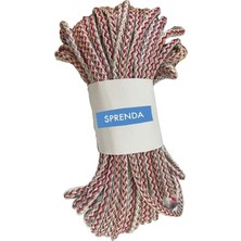 Defne Store 10 Metre 8 mm Kalınlık Örgü Ip Halat Branda Çadır Tente Bağlama Ipi