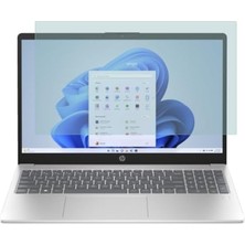 Defne Store Hp 15-FD0039NT 15.6 Inç ile Uyumlu Ekran Koruyucu Notebook; 9h Temperli Kırılmaz Esnek Nano Cam, Çizilmeye ve Darbeye Dayanıklı Laptop Koruma, Hd Şeffaf