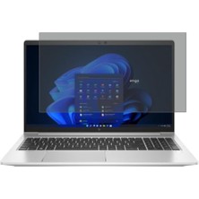 Defne Store Hp Elitebook 650 G10 15.6 Inç Uyumlu Hayalet Ekran Koruyucu, Anti-Spy Gizlilik, 9h Temperli Nano Cam, Parlama Önleyici