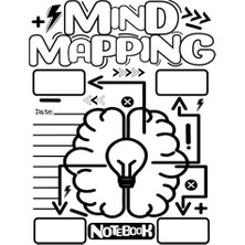 Defne Store Mind Mapping Notebook: Visual Thinking Workbook With Blank Mind Map Templates For Brainstorming Your Ideas And Improve Your Concentration Creativity, 120 Pages