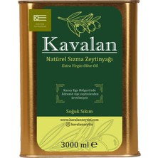 Kavalan 3 Lt Kuzey Ege Soğuk Sıkım Natürel Sızma Zeytinyağı
