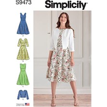 Defne Store SS9473U5 Misses Dresses And Jacket-16-18-20-22-24