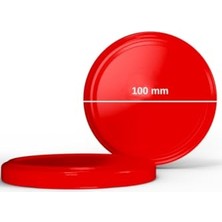 Defne Store 100 mm Kırmızı Konserve Kavanoz Kapağı, 20 Adet
