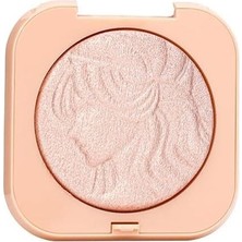 Defne Store Pembe Altın Renkli Kabartma Desenli Tekli Highlighter, Yoğun Işıltı