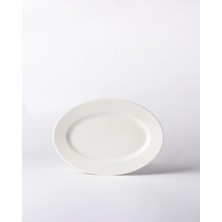 Ms Nuit Kayık Tabak - Krem - 25 cm