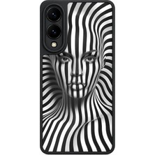 BG AKSESUAR Samsung Galaxy S25 Edge Uyumlu Illüzyon Desenli Kamera Korumalı Darbelere Dayanıklı Kılıf
