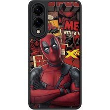 BG AKSESUAR Samsung Galaxy S25 Edge Uyumlu Deadpool Desenli Kamera Korumalı Darbelere Dayanıklı Kılıf