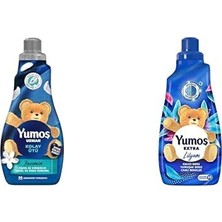 Ms Uzman Kırışıklık Karşıtı 50 Yıkama Konsantre Çamaşır Yumuşatıcısı (1 x 1200 Ml) ve Yumoş Extra Çamaşır Yumuşatıcısı Lilyum 1440 ml