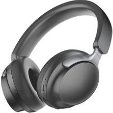 Ms Aktif Gürültü Önleyici Anc Özellikli Kulak Üstü Bluetooth Kulaklık Lapas LP-HD001 V5.4 Siyah
