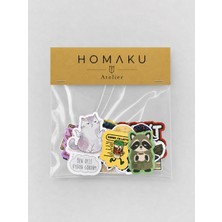 Homaku Laptop Telefon Ajanda Etiket Seti - 15 Parça Sticker -1A011