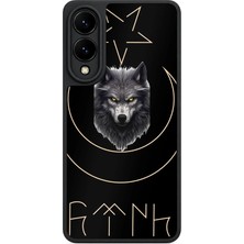 BG AKSESUAR Samsung Galaxy S25 Edge Uyumlu Göktürkçe Desenli Kamera Korumalı Darbelere Dayanıklı Kılıf