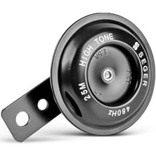 Defne Store Motorsiklet Kornası 12 V/küçük Kafa/siyah