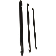Ms TT36 Çift Uçlu Abanoz Tığ 3/pkg-D4/3 mm – 7,6 Cm, F6/4 mm – 8,9 Cm, J10/6–10,2 cm