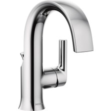 Ms S6910 Doux Koleksiyonu Tek Saplı Yüksek Kavisli Laminar Akış Banyo Musluğu, Krom